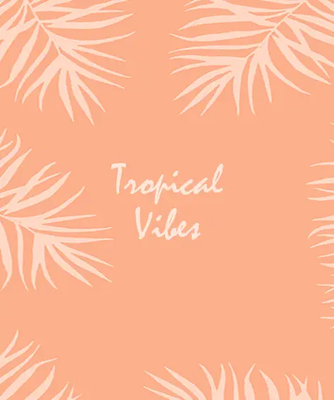 Tropical vibes painting
